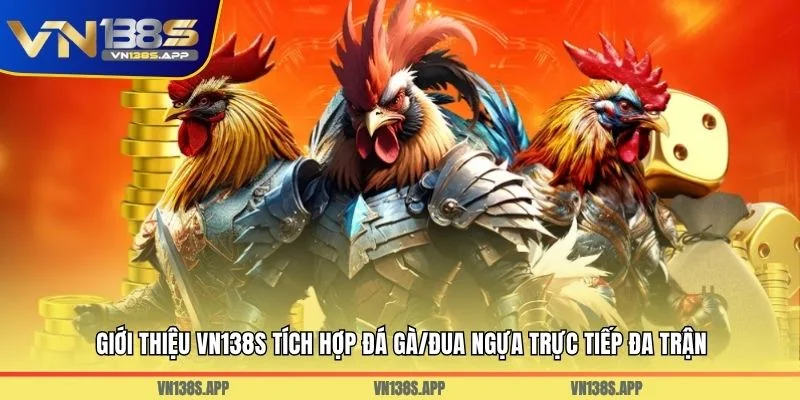Giới thiệu VN138S tích hợp đá gà/đua ngựa trực tiếp đa trận